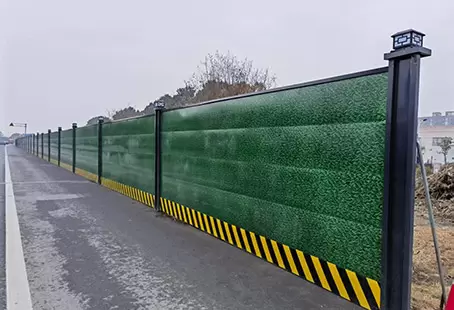 Construction Barrier: Safe, Secure and Reusable Site Protection
