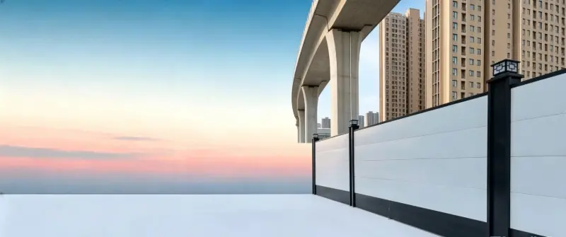 Barrier Hoarding Square Welded Construction Fence for Site Metal